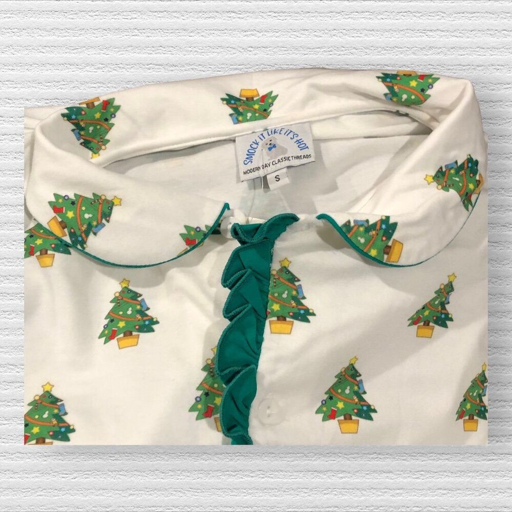 Smock it Like It’s Hot Mama Christmas Tree Pajamas Size XL - Picture 5 of 7
